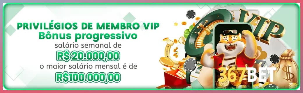 367BET bônus — cashback 15 por cento e níveis VIP